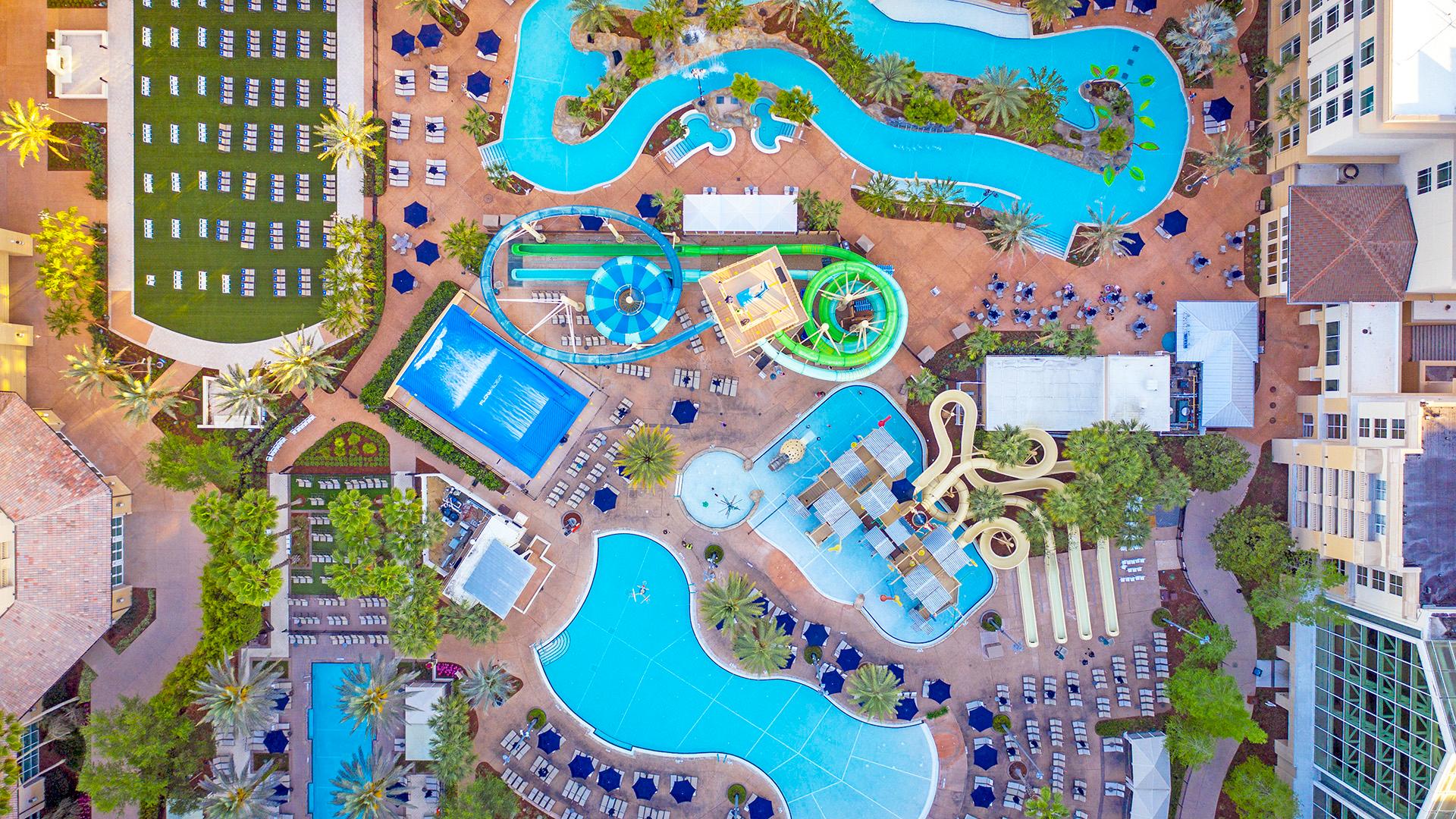 Gaylord Palms water park slides